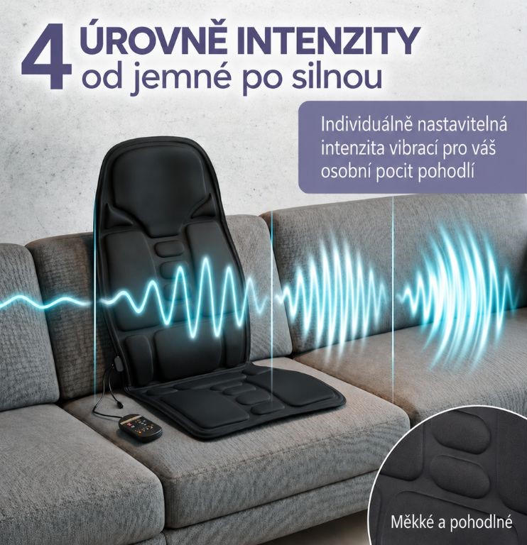 VitalMaxx Masážní podložka s vyhříváním a dálkovým ovladačem 30027 (6)